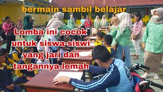 Lomba 17-an meremas kertas untuk siswa SLB dengan hambatan motorik