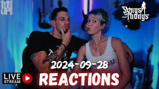 Saturday LIVE music Reactions with Harry and Sharlene! Songs and Thongs