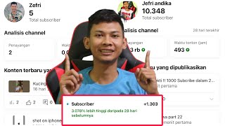 Terbukti ‼️ 1000 Subcribe dalam 28 hari || tips youtuber pemula