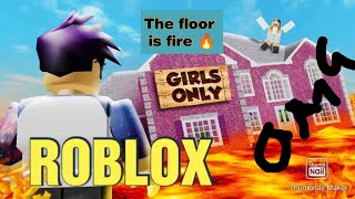 Roblox Floor is Lava At the Playground Ground : Shujo Boy