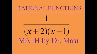 Function 1/(x+2)(x-1) , Characteristics of Reciprocal Function