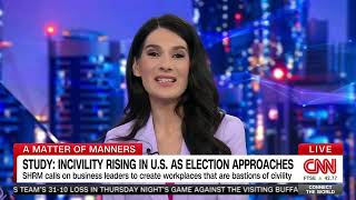 SHRM President & CEO Johnny C. Taylor Jr.,  SHRM-SCP talks Civility on CNN