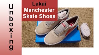 Lakai Manchester Grey/Red Suede Skate Shoe Unboxing and First Impressions