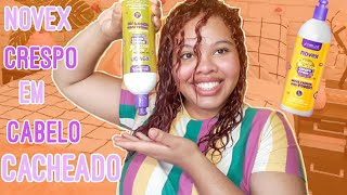 FINALIZANDO O CABELO COM NOVEX MEUS CACHOS CRESPOS POWER 4ABC (*1Video de 2021*)