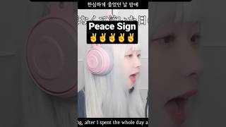 ✌️ Peace Sign ✌️ Cover by 난하루 (Nanaru)