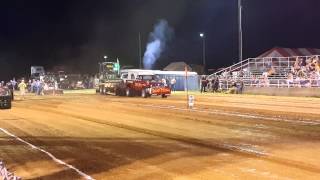 Keith Witt pulling Lincoln county fair 2015.