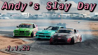 Drifting at Apple Valley Speedway with 350z :D