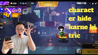 free fire main character ko kaise hide Karen #shorts video