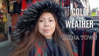 COLD WEATHER +CHINA TOWN +DINNER DATE-PinayInCanada Thomas Vlog