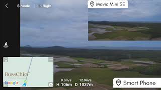 DJI mavic Mini SE Range Test (Stock Antenna)