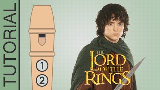 Concerning Hobbits (Lord of the Rings Theme Song) - Recorder Flute Tutorial