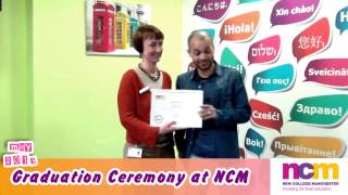 Student graduation ceremony at New College Manchester