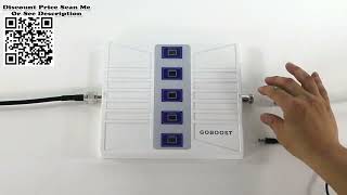 GOBOOST 5 Band Signal Booster 2G 3G 4G LTE Cellular Amplifier Review, Unboxing Aliexpress