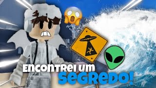 ENCONTREI um SEGREDO no JOGO DO TSUNAMI NO ROBLOX 😱🌊