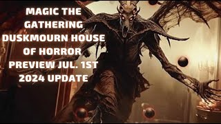 Magic the Gathering - Duskmourn Preview Jul .1st 2024 UPDATE #mtg #mtgduskmoon