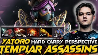 Crazy Play Yatoro Templar Assassins Hard Carry - dota 2 Pro Full Gameplay PAtch 7.37D