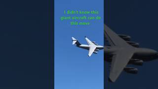 I didn’t know this giant aircraft can move like this #usairforce ￼