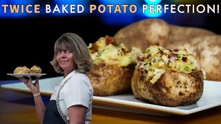 The best way to bake a potato?!? Twice baked potato - easy homemade recipe from scratch!