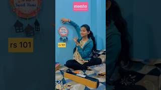 Shagun k ₹101 me meesho ne kya bheja? 🤔| Minivlog | meesho product|#trending#viral#meesho#shorts