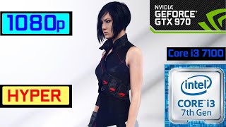 Mirror's Edge Catalyst - Core i3 7100 + GTX 970 - Benchmark - YouTube