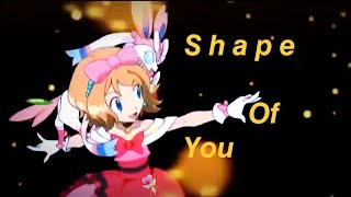 Ash and Serena || Song -Shape Of You || #pokemon #song  #shapeofyou [ AMV ].