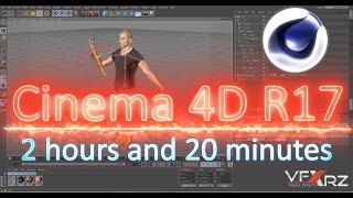 Tutorial Cinema 4D R17 |Beginner to Advanced | Modeling,Rigging,Animation,Particle,Lighing,Texturing