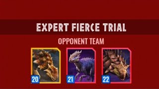 EXPERT FIERCE TRIAL - JURASSIC WORLD ALIVE