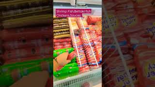 Shrimp fish,Bettaki fish,Chicken Stored in Qatar's Supermarket #qatar #reels #shorts #shortvideo