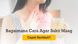 Bagaimana Cara Agar Sakit Maag Cepat Sembuh?