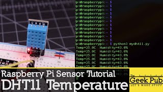 Raspberry Pi DHT11 DHT22 Temperature and Humidity Sensor