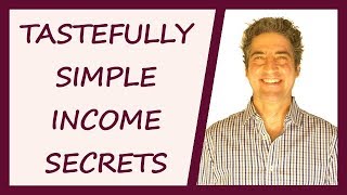 Tastefully Income Secrets:  How To Make Good Money In Tastefully Simple