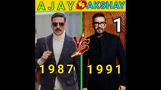 AKSHAY KUMAR VS AJAY DEVGAN COMPARION😉😯#ytshorts#akshay kumar#ajaydevgan#shorts #comparion#bollywood