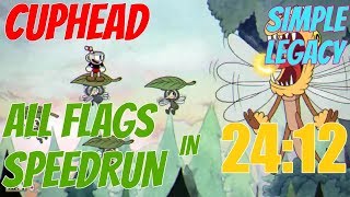 [Former World Record] All Flags Speedrun - 24:12 - Legacy, Simple, Solo - Cuphead