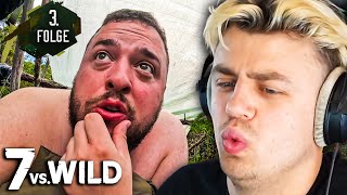 Unsere erste HARTE NACHT bei 7vsWild! I Folge 3 I Papaplatte Reaction