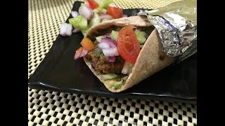 chana wrap\ चना रोटी रोल