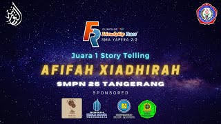 Juara 1 story telling Olimpiade SMA YAPERA Friendship Race 2.0