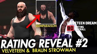 WWE 2K19 : NEW SCREENSHOTS BRAUN STROWMAN & VELVETEEN! RATING REVEAL [FR]