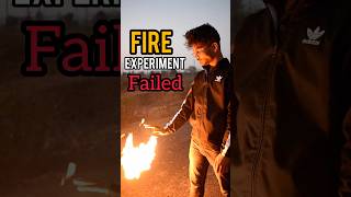 Fire Experiment Failed #shorts #tech #fire #ironman