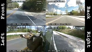 Deer Runs into Car!!! Captured with a 360 Degree Dashcam!!!