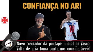 ÁLVARO PACHECO CONTAGIA AMBIENTE. VASCO OTIMISTA COM DESFECHO POR COUTINHO. CRIA A PASSOS DO BRASIL!