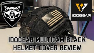 IDOGEAR Multicam Black Helmet Cover Review