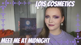 TESTING: LOIS COSMETICS - MEET ME AT MIDNIGHT PALETTE | FIRST IMPRESSIONS | Effys Place