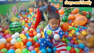 Mandi Bola Banyak Sekali,Mini Playground Pik Penggilingan~Fasya And Family