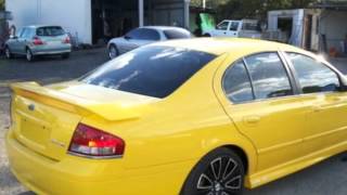 2005 Ford Falcon BA MkII XR6 Yellow 4 Speed Auto Seq Sportshift Sedan