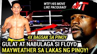 PATI SI MAYWEATHER NAPAMURA SA PINOY! TAHIMIK NA PINOY 4X BAGSAK ANG HAMBOG NA UNDEAFETED! SA US