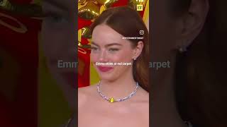 Emma stone at Oscar #red carpet #2024