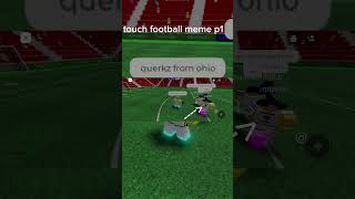 #roblox #givingmillionsofrobuxlive #robloxmemes #football #videogamememes #soccer #touchfootball