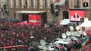 Meeting Toulouse : Mélenchon demande des comptes à Sarkozy pour « le malheur » qu'il a répandu