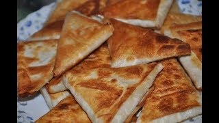 Вкусные пирожки из лаваша//тесто получается, как в чебуреках