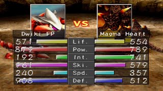 Monster Rancher 2 [PS1] Silver Face VS Magma Heart - ERRANTRY